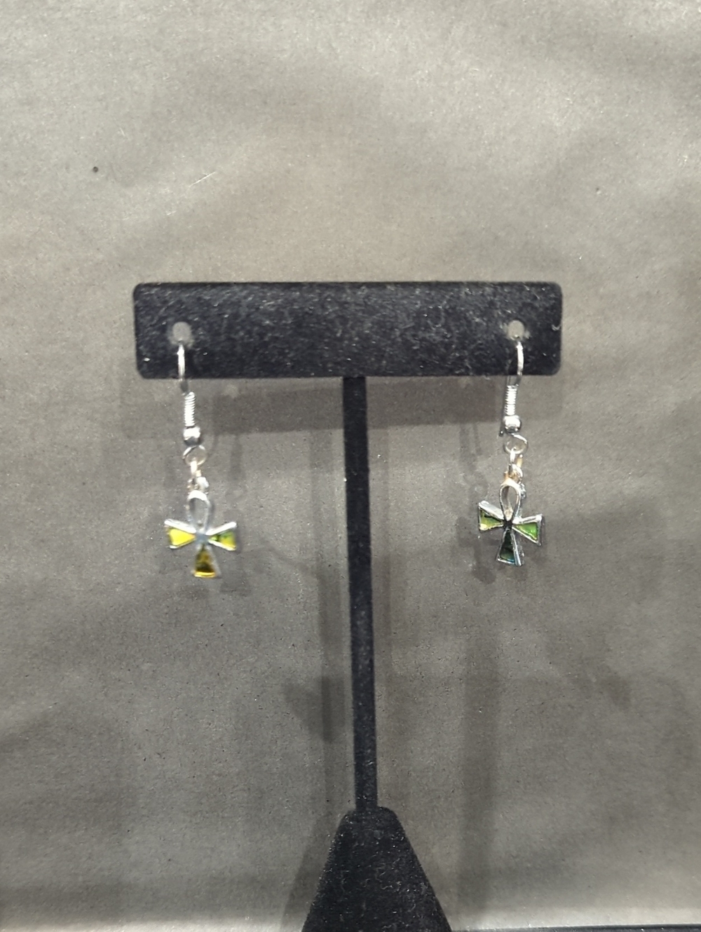 Cross Dangle Earrings